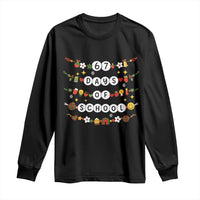 Christmas 67 Days of School Long Sleeve Shirt Bracelets 6 7 Teacher Student Funny Six Seven Meme Slang - Wonder Print Shop