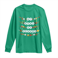 Christmas 67 Days of School Long Sleeve Shirt Bracelets 6 7 Teacher Student Funny Six Seven Meme Slang - Wonder Print Shop