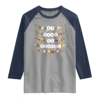 Christmas 67 Days of School Raglan Shirt Bracelets 6 7 Teacher Student Funny Six Seven Meme Slang - Wonder Print Shop