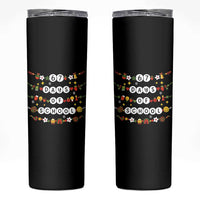 Christmas 67 Days of School Skinny Tumbler Bracelets 6 7 Teacher Student Funny Six Seven Meme Slang - Wonder Print Shop
