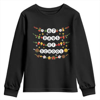 Christmas 67 Days of School Youth Sweatshirt Bracelets 6 7 Teacher Student Funny Six Seven Meme Slang - Wonder Print Shop