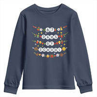 Christmas 67 Days of School Youth Sweatshirt Bracelets 6 7 Teacher Student Funny Six Seven Meme Slang - Wonder Print Shop