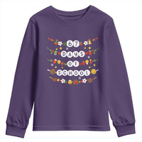 Christmas 67 Days of School Youth Sweatshirt Bracelets 6 7 Teacher Student Funny Six Seven Meme Slang - Wonder Print Shop