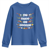 Christmas 67 Days of School Youth Sweatshirt Bracelets 6 7 Teacher Student Funny Six Seven Meme Slang - Wonder Print Shop