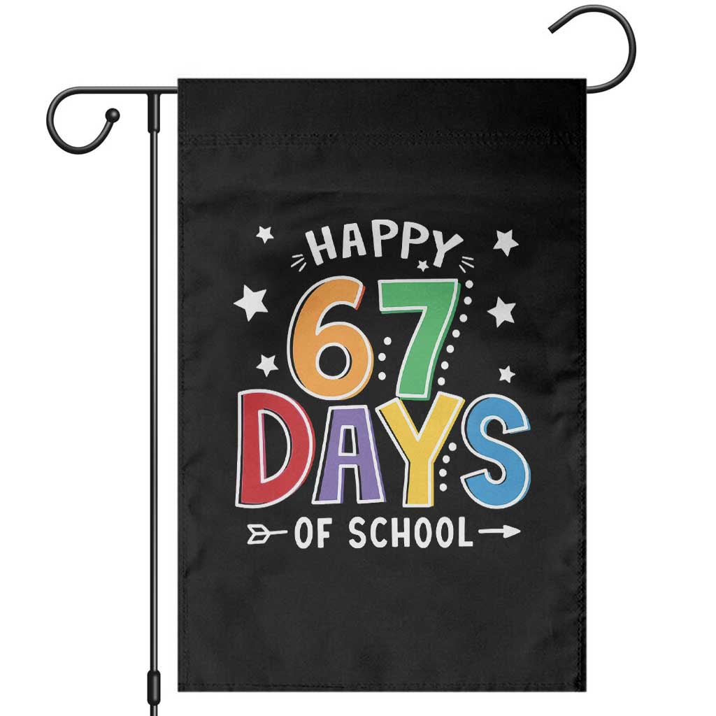 67 Days of School Garden Flag Funny Meme Teacher Student 67th Day - Wonder Print Shop