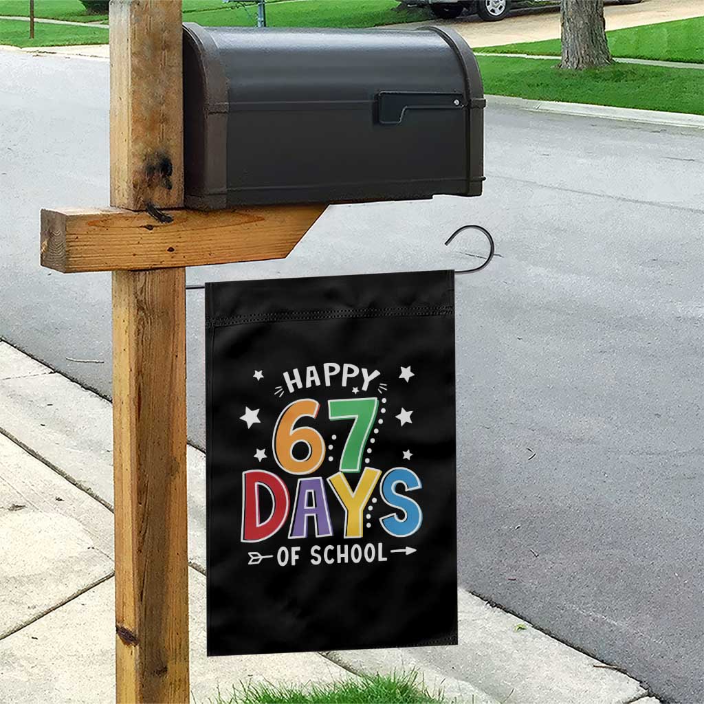 67 Days of School Garden Flag Funny Meme Teacher Student 67th Day - Wonder Print Shop