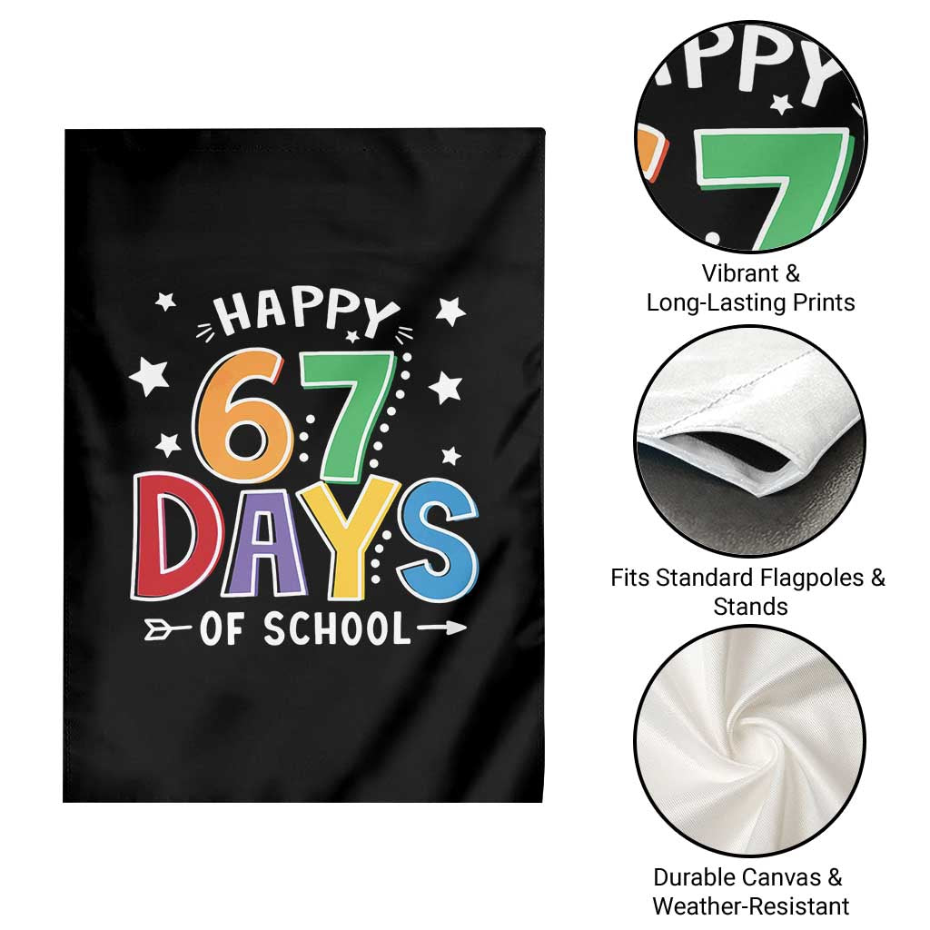 67 Days of School Garden Flag Funny Meme Teacher Student 67th Day - Wonder Print Shop