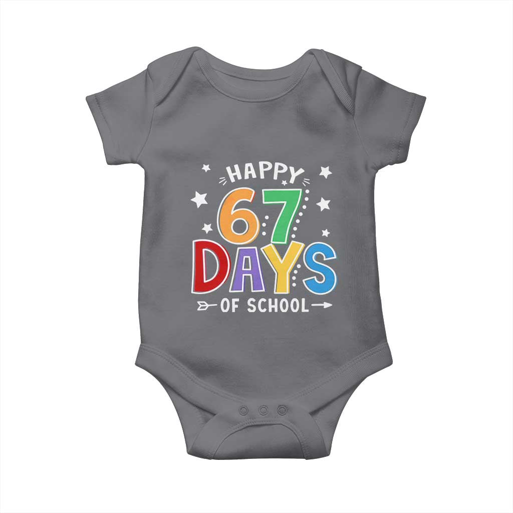 67 Days of School Baby Onesie Funny Meme Teacher Student 67th Day - Wonder Print Shop