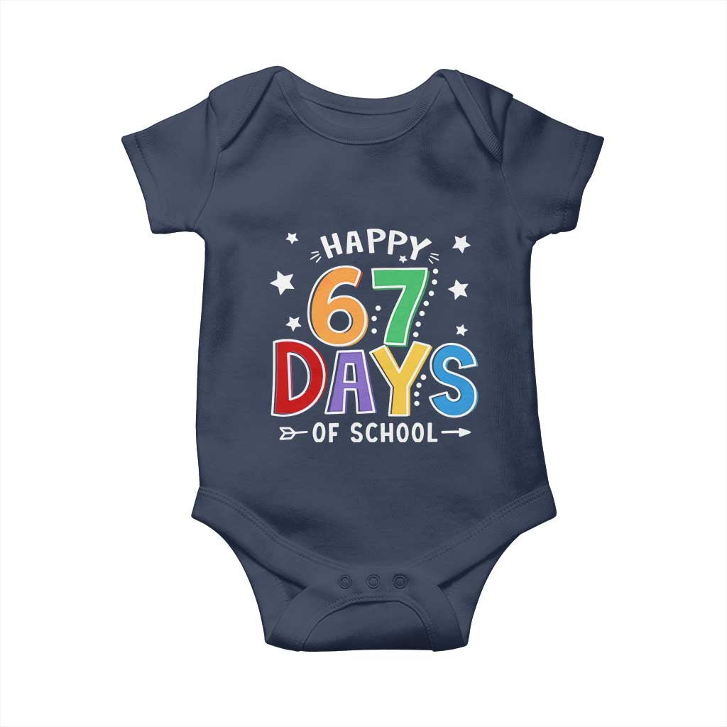 67 Days of School Baby Onesie Funny Meme Teacher Student 67th Day - Wonder Print Shop