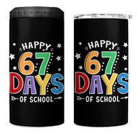 67 Days of School 4 in 1 Can Cooler Tumbler Funny Meme Teacher Student 67th Day - Wonder Print Shop