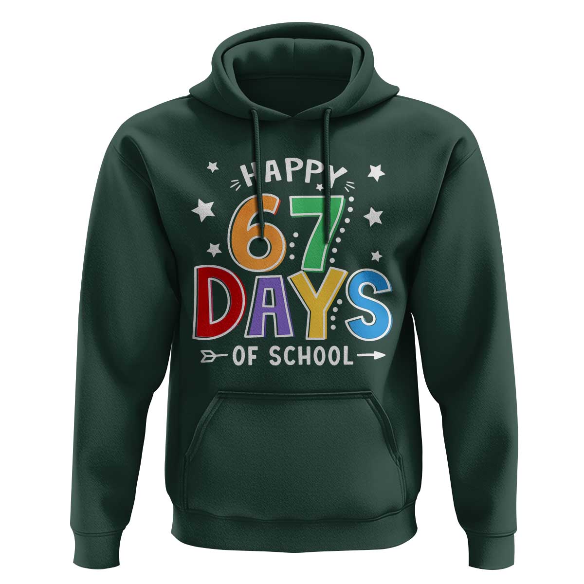 67 Days of School Hoodie Funny Meme Teacher Student 67th Day - undefined