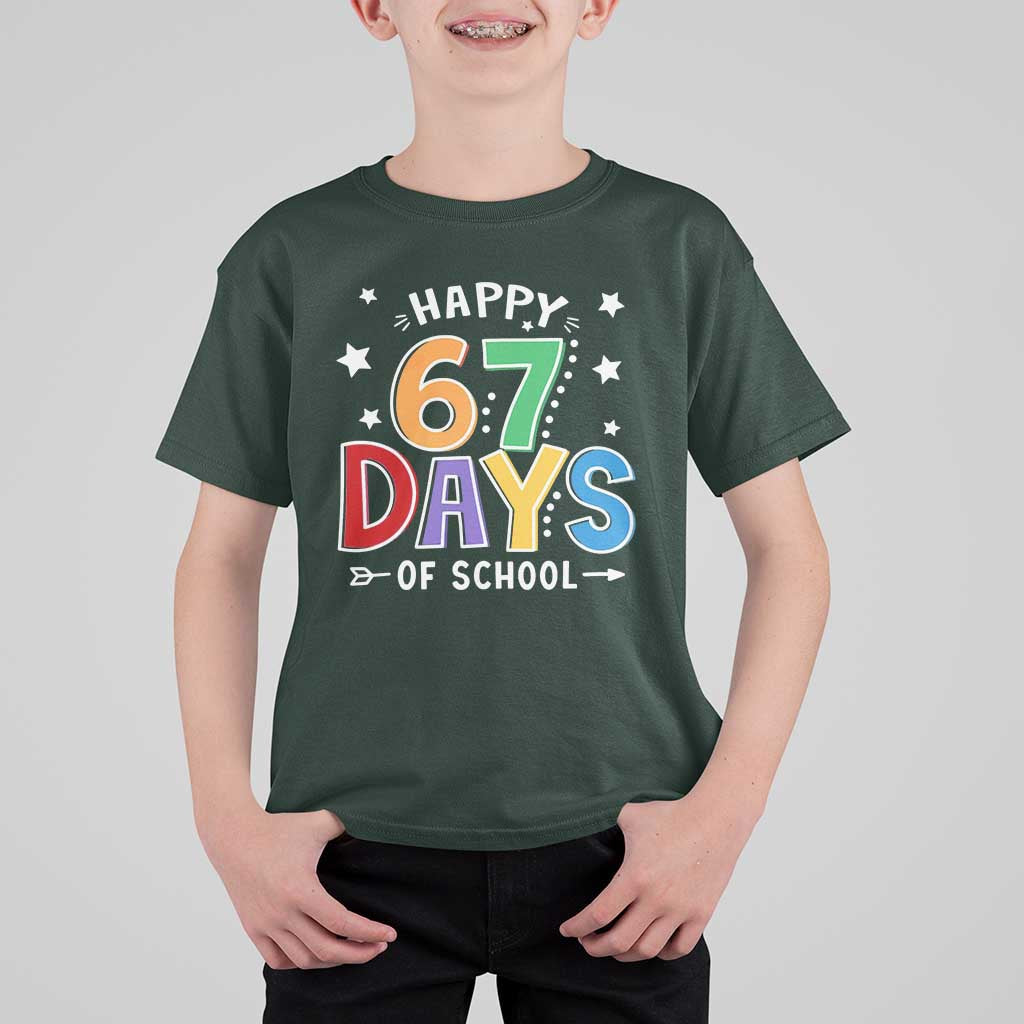67 Days of School T Shirt For Kid Funny Meme Teacher Student 67th Day - Wonder Print Shop
