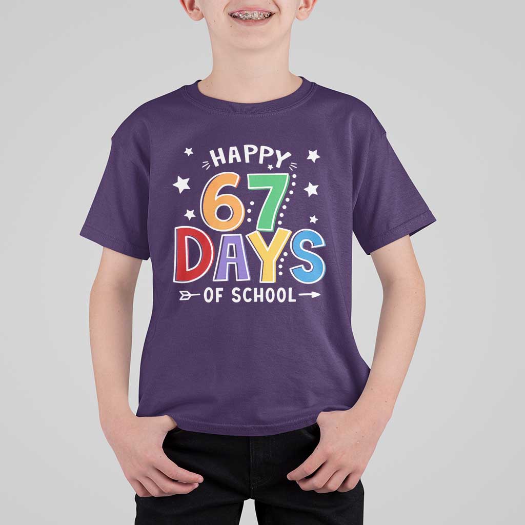 67 Days of School T Shirt For Kid Funny Meme Teacher Student 67th Day - Wonder Print Shop
