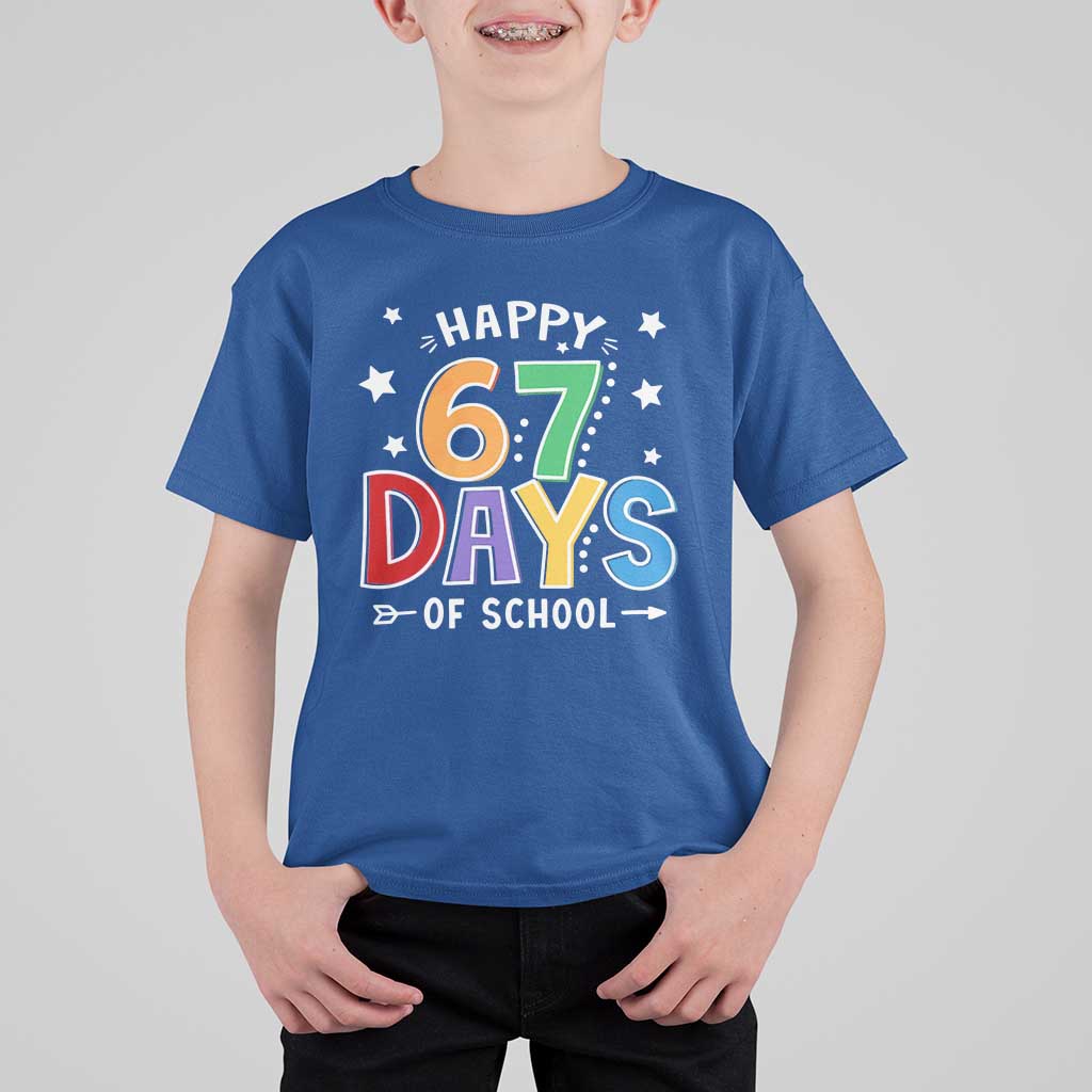 67 Days of School T Shirt For Kid Funny Meme Teacher Student 67th Day - Wonder Print Shop