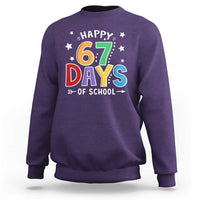 67 Days of School Sweatshirt Funny Meme Teacher Student 67th Day - Wonder Print Shop
