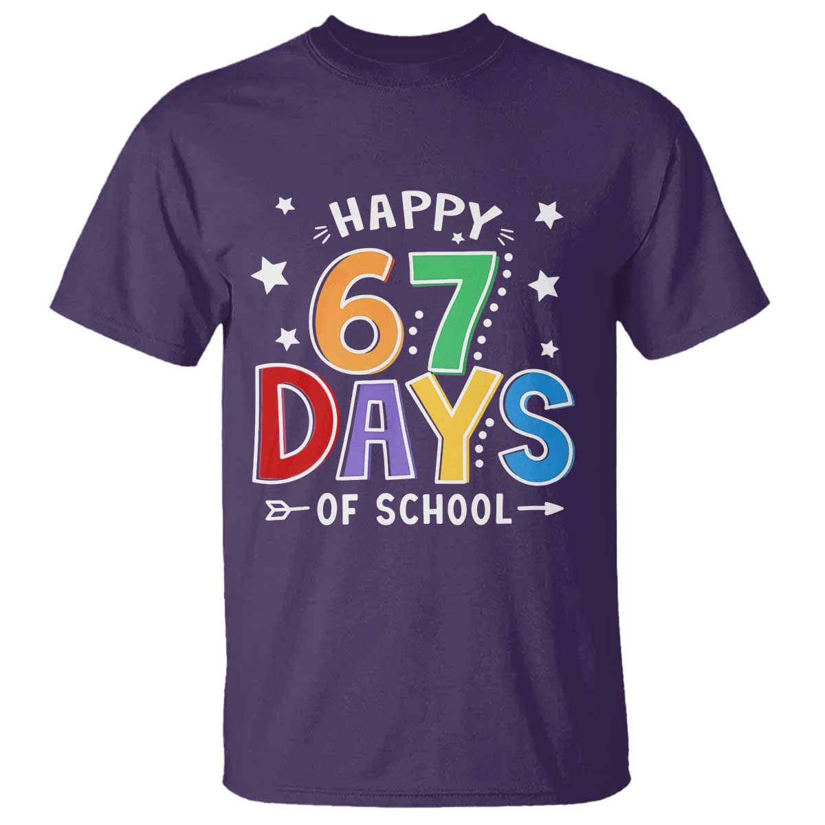 67 Days of School T Shirt Funny Meme Teacher Student 67th Day - Wonder Print Shop