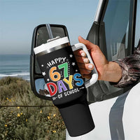 67 Days of School Tumbler With Handle Funny Meme Teacher Student 67th Day - Wonder Print Shop