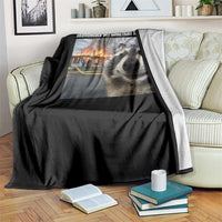 Raccoon Meme Throw Blanket Undiagnosed But Something Aint Right - Wonder Print Shop