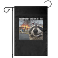 Raccoon Meme Garden Flag Undiagnosed But Something Aint Right - Wonder Print Shop