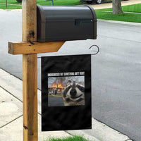 Raccoon Meme Garden Flag Undiagnosed But Something Aint Right - Wonder Print Shop