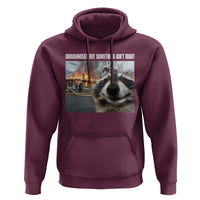 Raccoon Meme Hoodie Undiagnosed But Something Aint Right - Wonder Print Shop