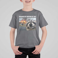 Raccoon Meme T Shirt For Kid Undiagnosed But Something Aint Right - Wonder Print Shop