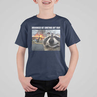 Raccoon Meme T Shirt For Kid Undiagnosed But Something Aint Right - Wonder Print Shop