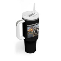 Raccoon Meme Tumbler With Handle Undiagnosed But Something Aint Right - Wonder Print Shop