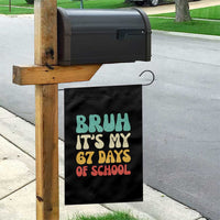 Bruh 67 Days Of School Garden Flag Funny Six Seven Meme Teacher Student 67th Day - Wonder Print Shop