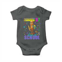 Tung Tung Tung Sahur I Survived 67 Days of School Baby Onesie Funny Six Seven 6 7 Meme Teacher Student - Wonder Print Shop
