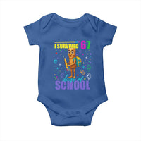 Tung Tung Tung Sahur I Survived 67 Days of School Baby Onesie Funny Six Seven 6 7 Meme Teacher Student - Wonder Print Shop