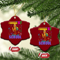 Tung Tung Tung Sahur I Survived 67 Days of School Ceramic Ornament Funny Six Seven 6 7 Meme Teacher Student - Wonder Print Shop