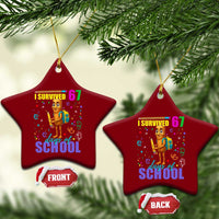 Tung Tung Tung Sahur I Survived 67 Days of School Ceramic Ornament Funny Six Seven 6 7 Meme Teacher Student - Wonder Print Shop