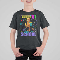 Tung Tung Tung Sahur I Survived 67 Days of School T Shirt For Kid Funny Six Seven 6 7 Meme Teacher Student - Wonder Print Shop
