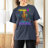 Tung Tung Tung Sahur I Survived 67 Days of School T Shirt For Women Funny Six Seven 6 7 Meme Teacher Student - Wonder Print Shop