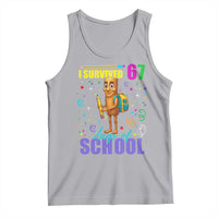 Tung Tung Tung Sahur I Survived 67 Days of School Tank Top Funny Six Seven 6 7 Meme Teacher Student - Wonder Print Shop