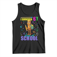Tung Tung Tung Sahur I Survived 67 Days of School Tank Top Funny Six Seven 6 7 Meme Teacher Student - Wonder Print Shop