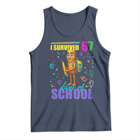 Tung Tung Tung Sahur I Survived 67 Days of School Tank Top Funny Six Seven 6 7 Meme Teacher Student - Wonder Print Shop