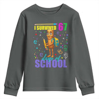 Tung Tung Tung Sahur I Survived 67 Days of School Youth Sweatshirt Funny Six Seven 6 7 Meme Teacher Student - Wonder Print Shop