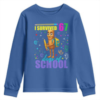 Tung Tung Tung Sahur I Survived 67 Days of School Youth Sweatshirt Funny Six Seven 6 7 Meme Teacher Student - Wonder Print Shop