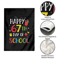 67 Days of School Garden Flag Happy 67th Day Of School Teachers Student Meme - Wonder Print Shop