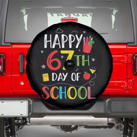 67 Days of School Spare Tire Cover Happy 67th Day Of School Teachers Student Meme - Wonder Print Shop