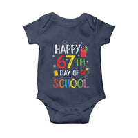 67 Days of School Baby Onesie Happy 67th Day Of School Teachers Student Meme - Wonder Print Shop