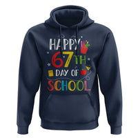 67 Days of School Hoodie Happy 67th Day Of School Teachers Student Meme - Wonder Print Shop
