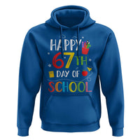 67 Days of School Hoodie Happy 67th Day Of School Teachers Student Meme - Wonder Print Shop