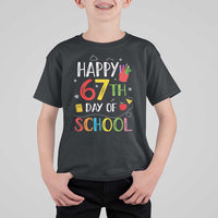 67 Days of School T Shirt For Kid Happy 67th Day Of School Teachers Student Meme - Wonder Print Shop
