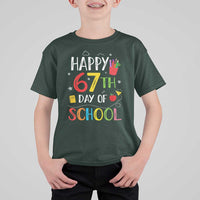 67 Days of School T Shirt For Kid Happy 67th Day Of School Teachers Student Meme - Wonder Print Shop