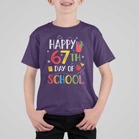 67 Days of School T Shirt For Kid Happy 67th Day Of School Teachers Student Meme - Wonder Print Shop