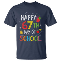 67 Days of School T Shirt Happy 67th Day Of School Teachers Student Meme - Wonder Print Shop