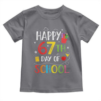 67 Days of School Toddler T Shirt Happy 67th Day Of School Teachers Student Meme - Wonder Print Shop